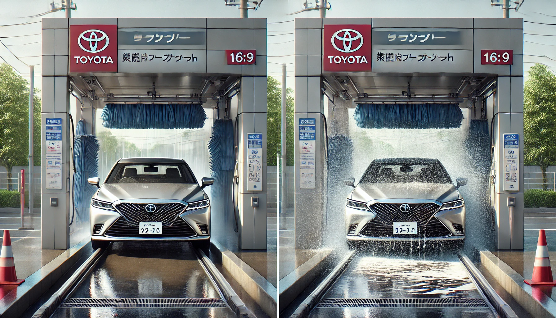 ドライブスルー洗車後に拭かないと起きること
