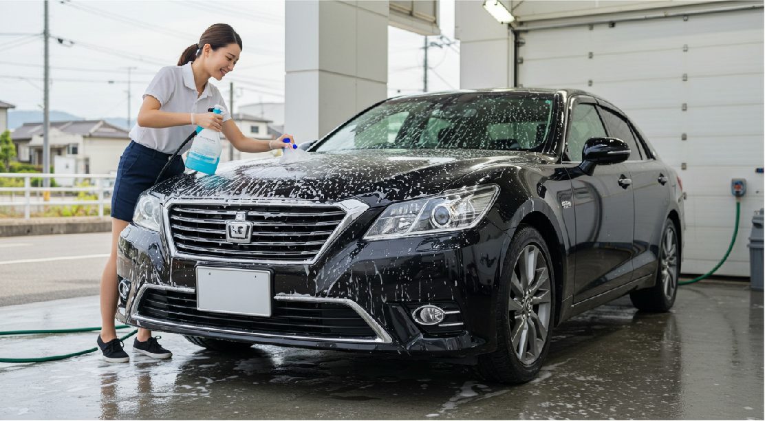 洗車でウタマロを使用する時の注意点と拭き取りの重要性