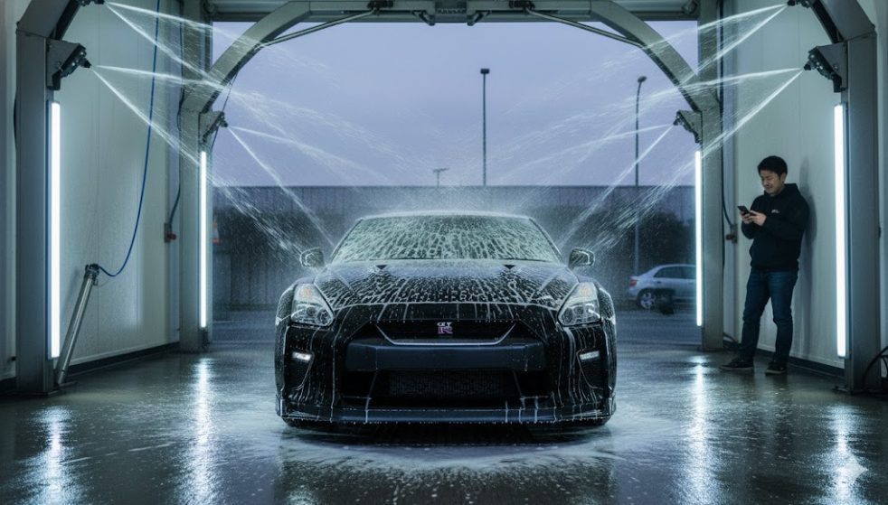 ノンブラシ洗車機という選択