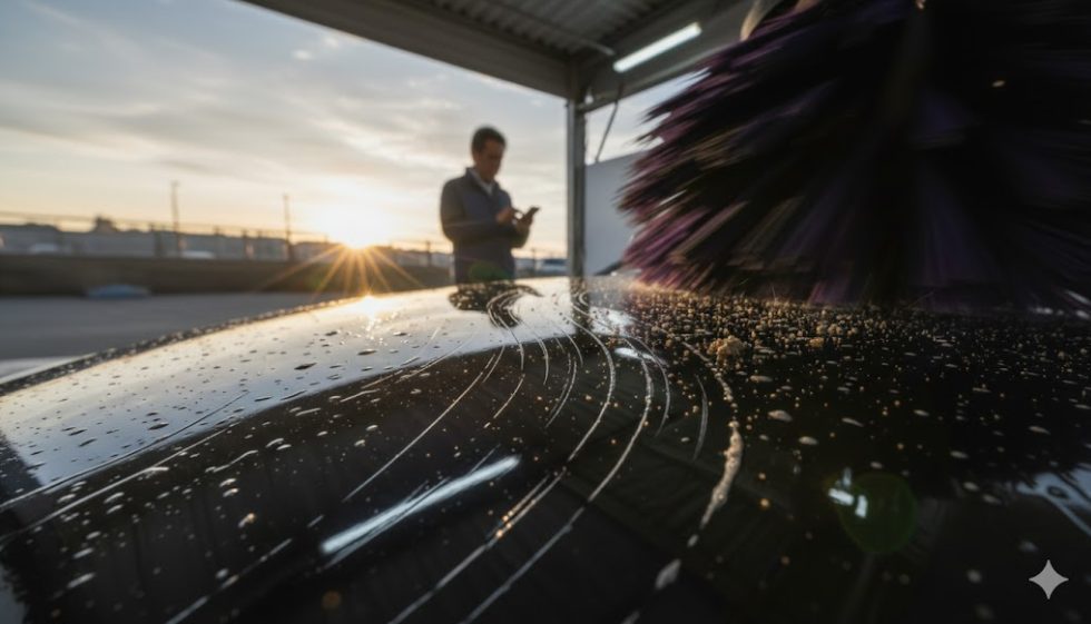 洗車機で傷がつく原因とは