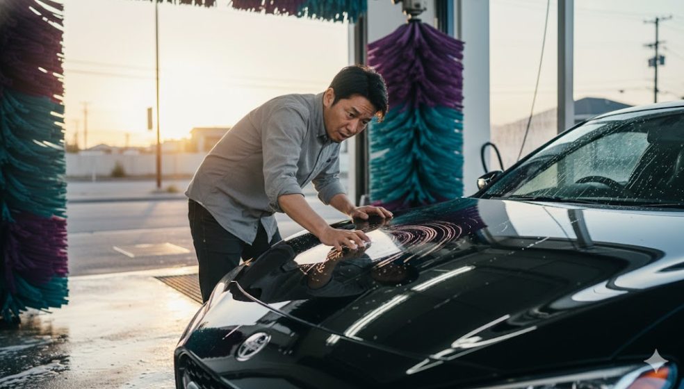 洗車機で洗車しても傷つかないのは本当？