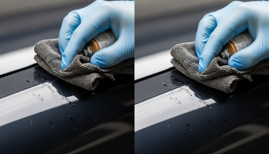 ボディに付着した水垢やシミの除去テクニック