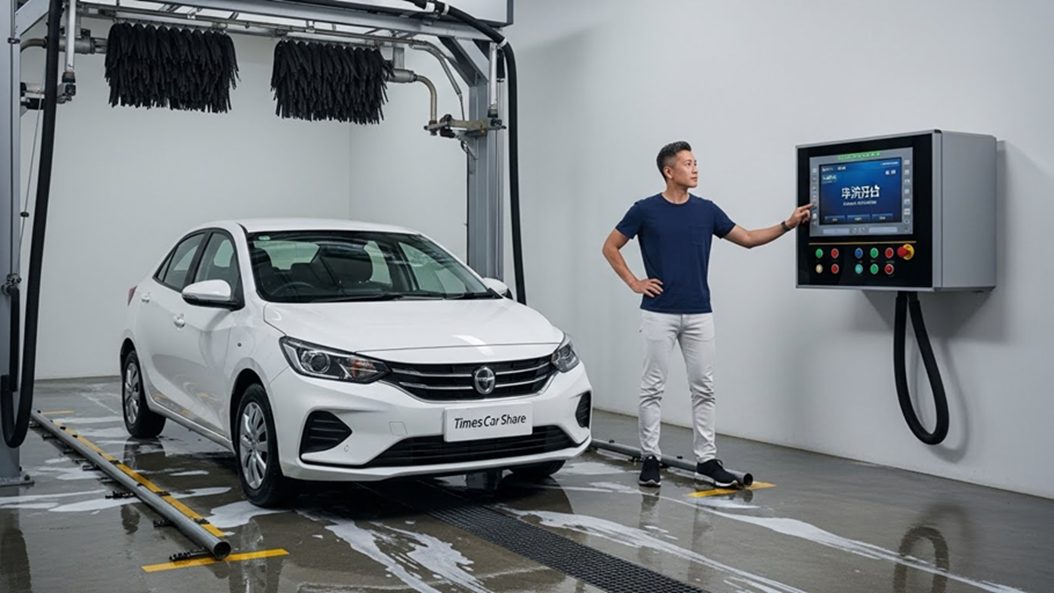 タイムズカーシェアの洗車機での実践的なやり方