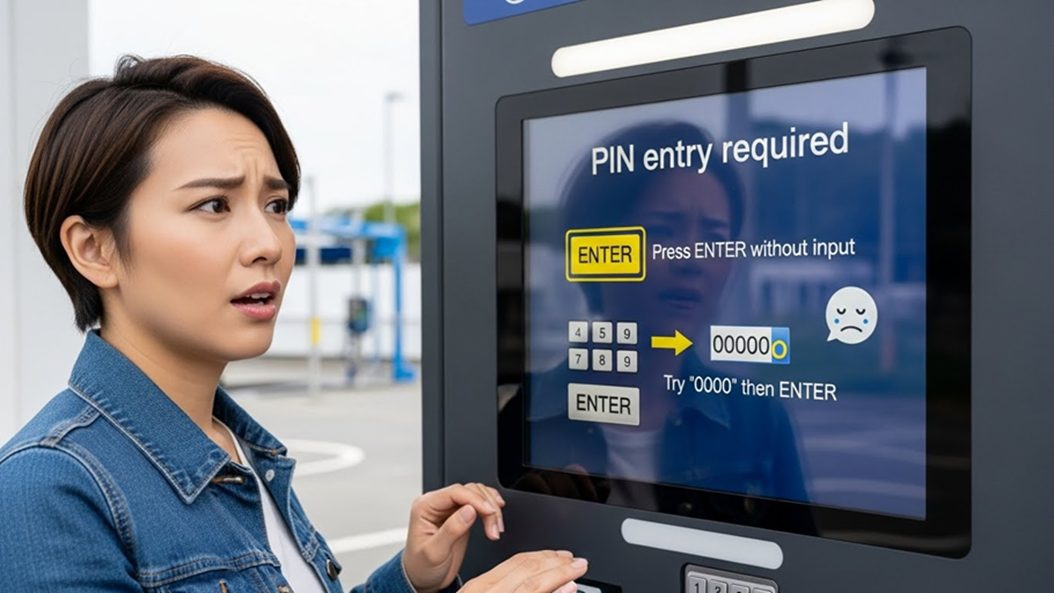 端末で暗証番号を求められた際の対応