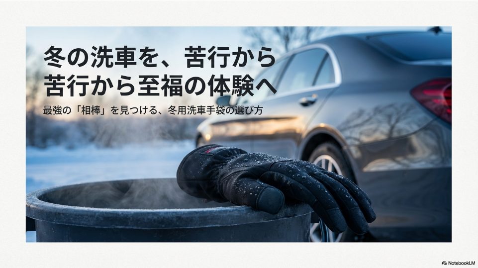 冬の洗車手袋おすすめ5選！最強の防寒・防水アイテムで指先の痛みを解決