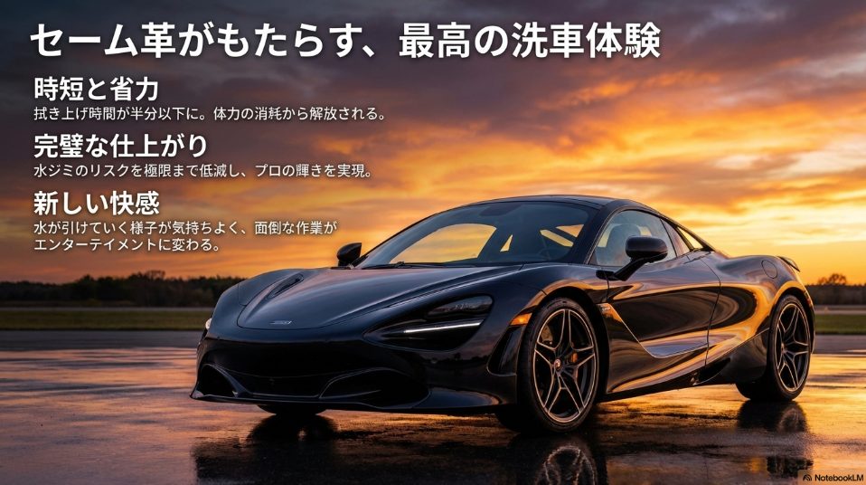 洗車にセーム革は最強？メリットと正しい使い方を徹底解説