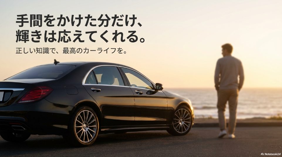 黒い車の美しさを守るための3つの鉄則まとめ