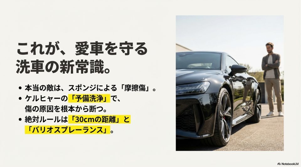 ケルヒャー洗車で愛車を守るための新常識まとめ