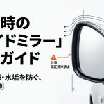 洗車時のサイドミラー完全ガイド：破損・故障・水垢を防ぐプロの鉄則