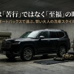 機能的な足場台とデザイン性の高いゴードンミラー製品で実現する、効率的で楽しい洗車ライフのまとめ図