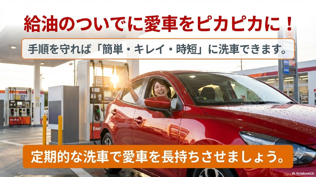 給油のついでに愛車をピカピカにするエネオス洗車のメリットまとめ