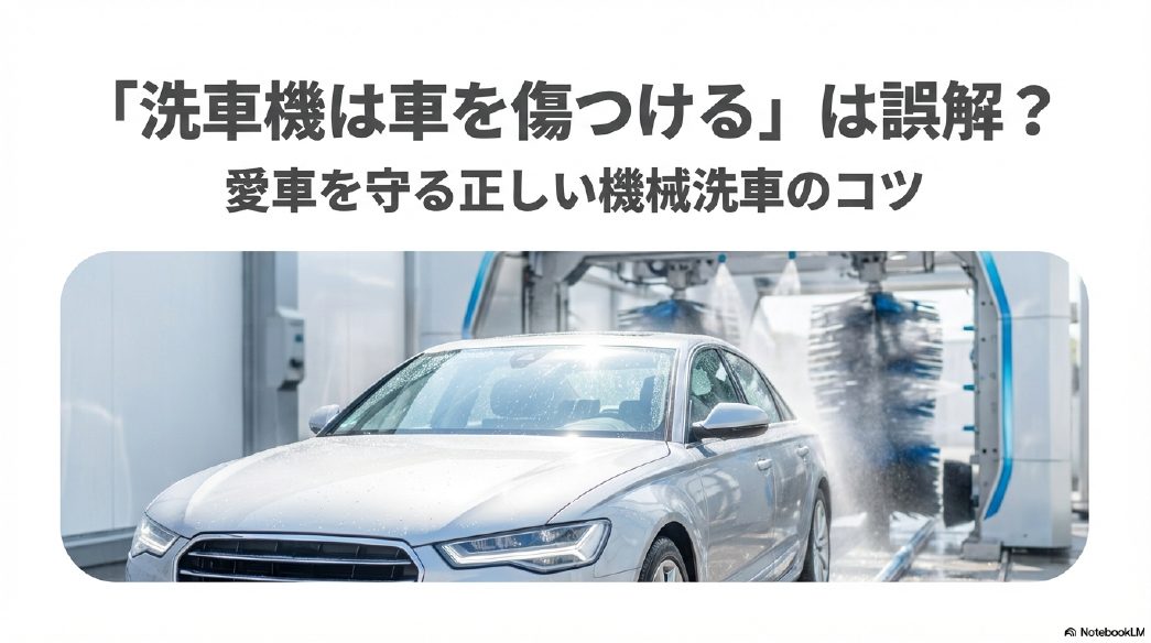 機械洗車は車を傷つける？愛車を守る正しい機械洗車のコツ