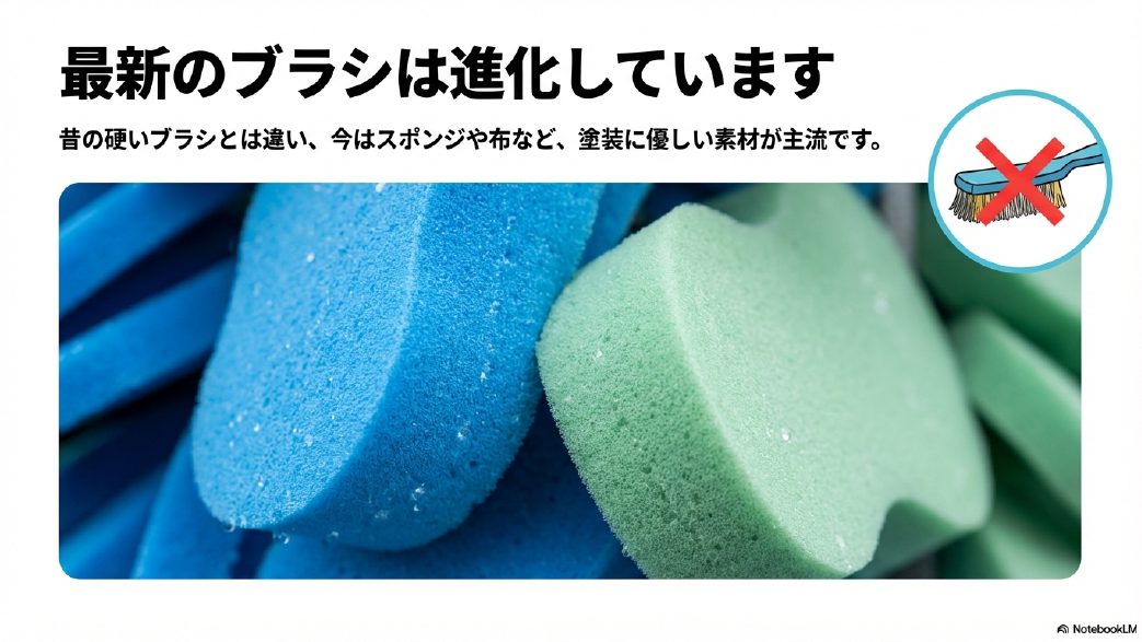 進化する最新の洗車機ブラシ。塗装に優しいスポンジや布素材が主流