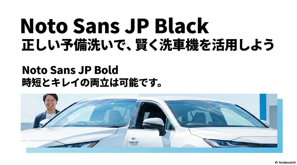 正しい予備洗いで洗車機を賢く活用。時短とキレイの両立